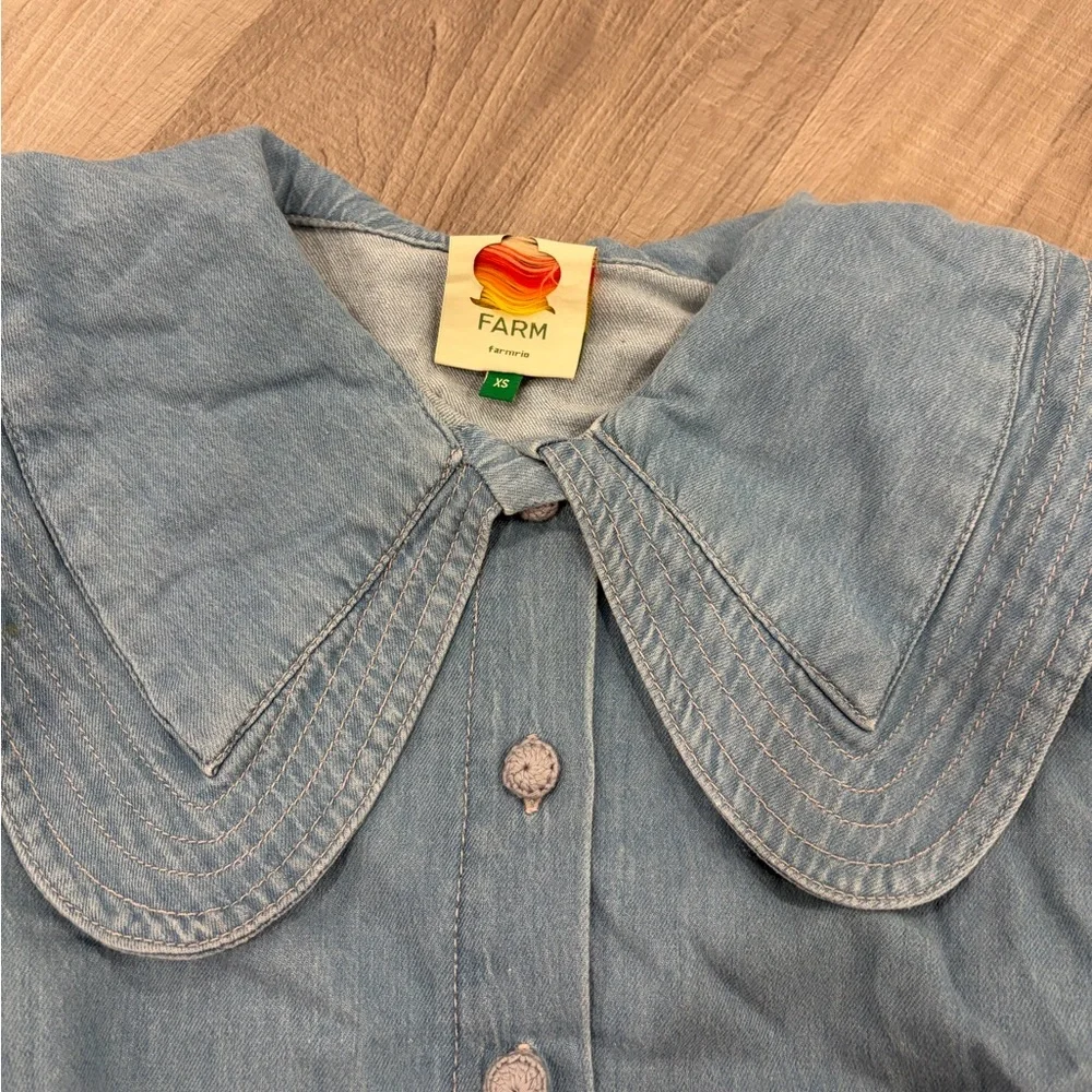Perfect condition denim top - Picture 4 of 7